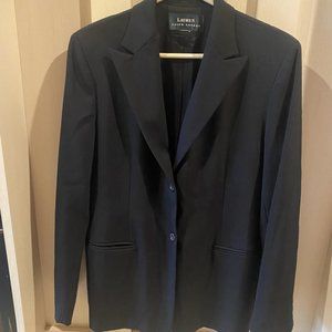 Ralph Lauren Classic Black Blazer, Size 8